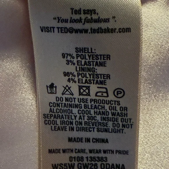 Ted Baker Dress 3 (US8) floral sheath business office wedding holiday NYE glam - Picture 7 of 16